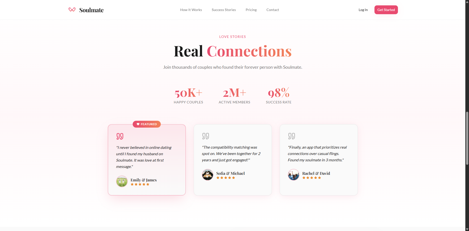 Dating Web App screenshot 5