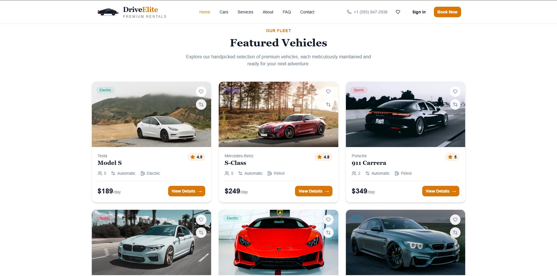 Car Rental Platform screenshot 1
