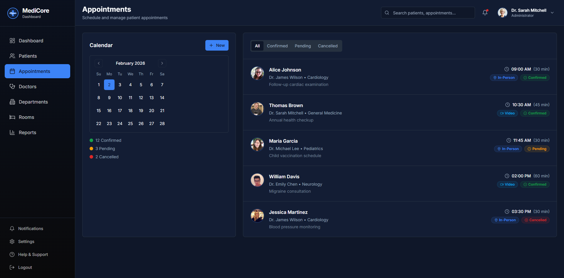 Healthcare Management System screenshot 3