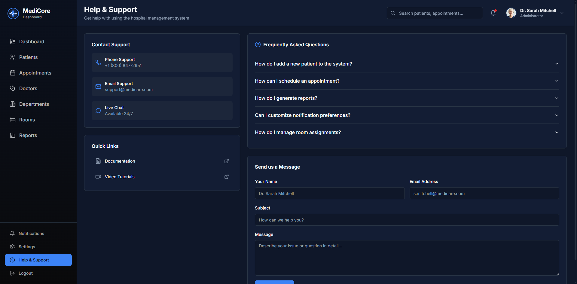 Healthcare Management System screenshot 9