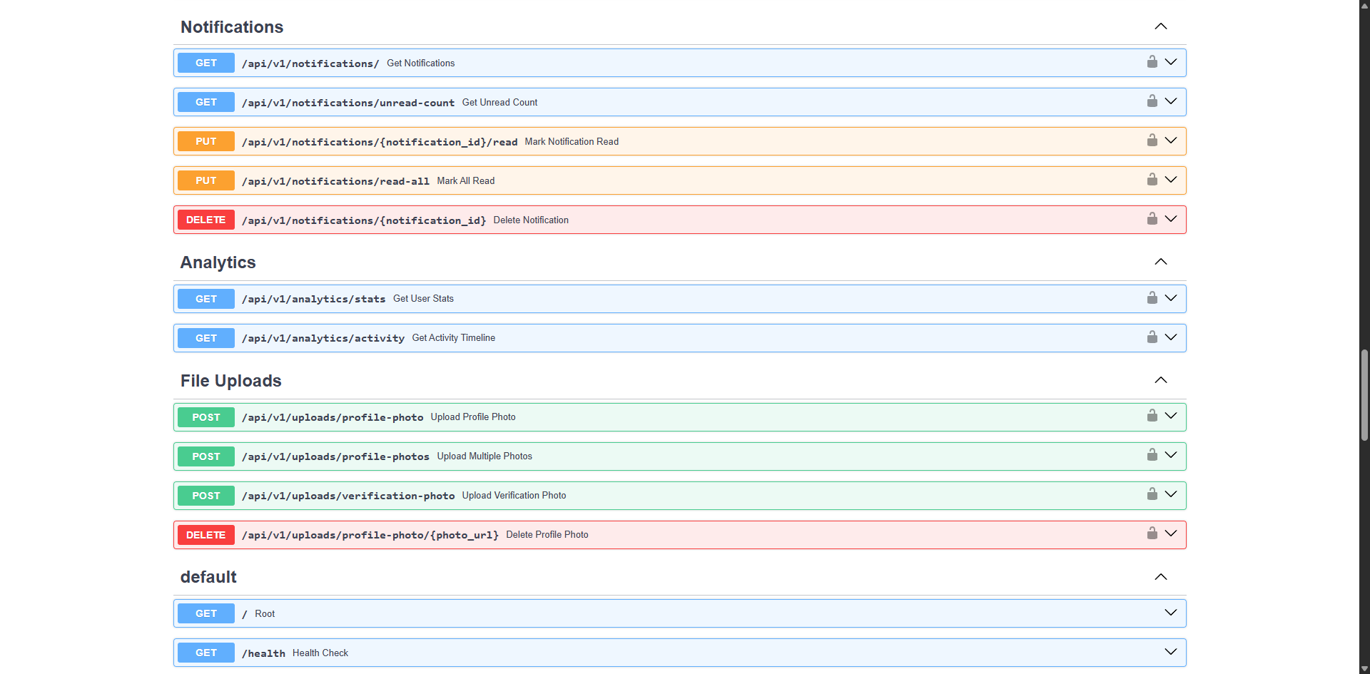 FastAPI Backend for iOS Dating App screenshot 4