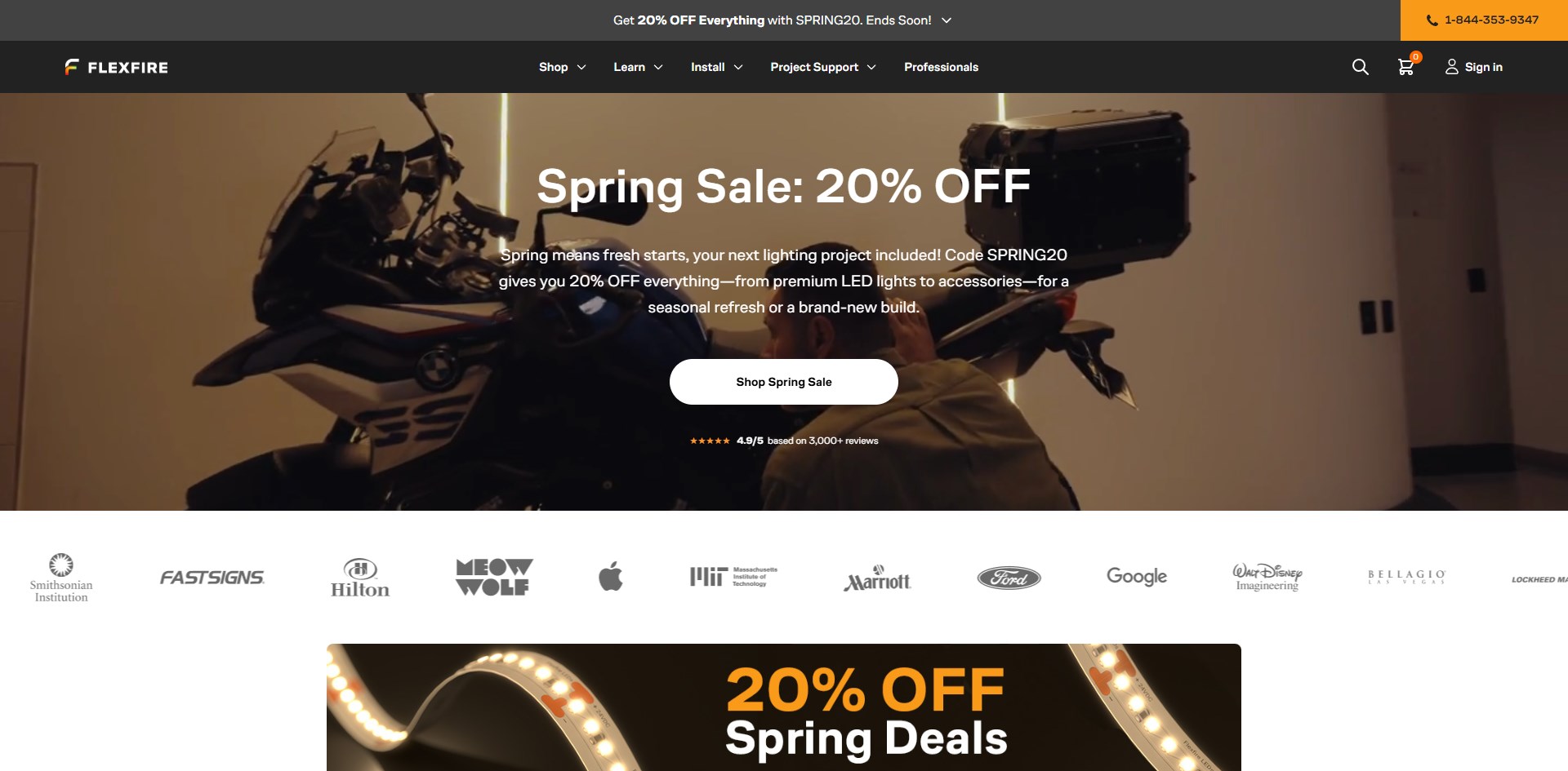 Bigcommerce LEDs Store — Web App