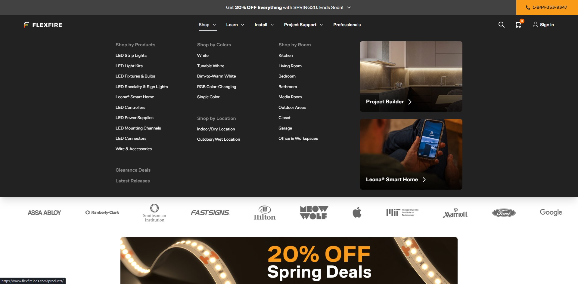 Bigcommerce LEDs Store screenshot 1