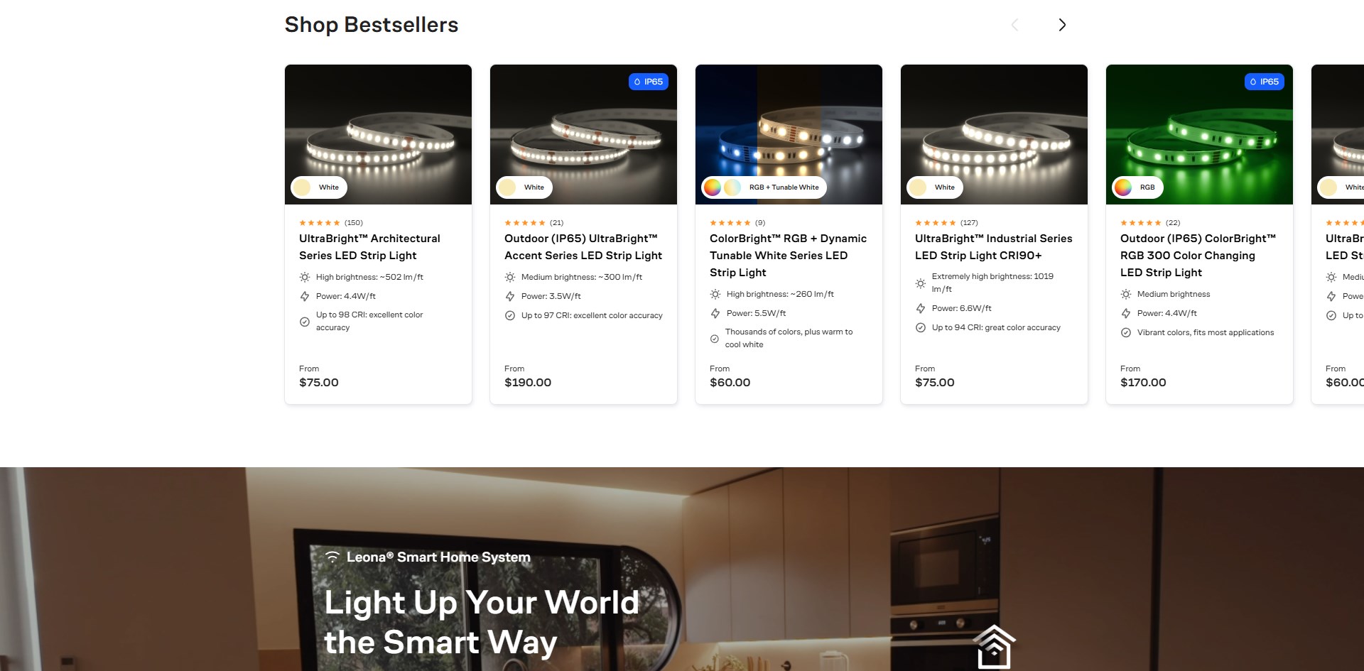 Bigcommerce LEDs Store screenshot 5